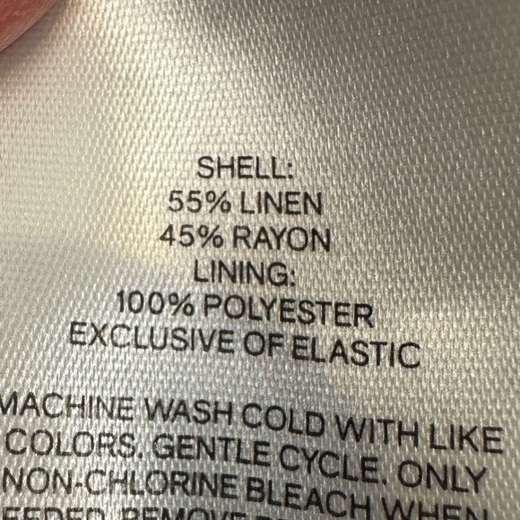 Express Sleeveless Sundress Black Linen Blend Large Preppy Vacation Beach Resort - Picture 11 of 11